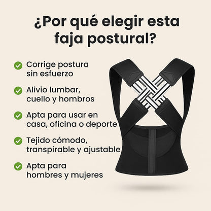 Enderezá tu espalda. Sentite mejor, lucí mejor.
